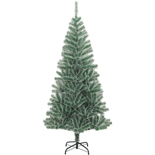  Umjetno božićno drvce sa snijegom zeleno 240 cm Slike