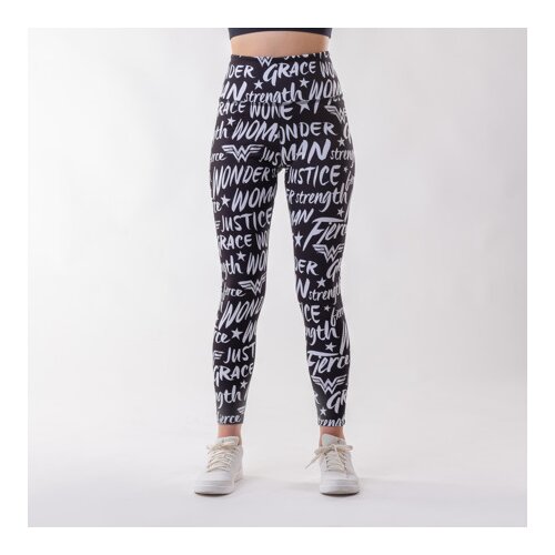 Zoe Wonder Woman Fierce Pattern Leggings - M, (20614977) Cene