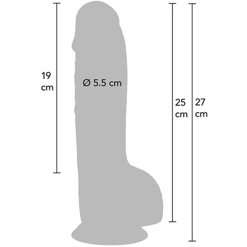 Inferno realističen dildo &amp;quot;&amp;quot; 25 cm (R20605) Slike