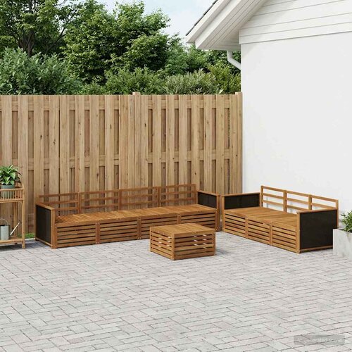  Set vanjskih sofa 8 pcs Prirodna 79 x 79 x 37 cm Cene