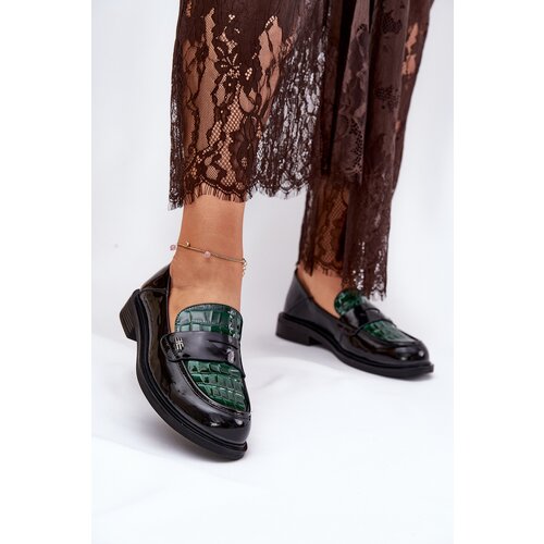 VINCEZA Lacquered Leather Women&amp;#039;s Moccasins Slike