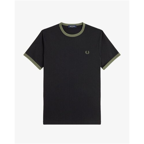 Fred Perry Majice s kratkimi rokavi M3519 Črna Slike