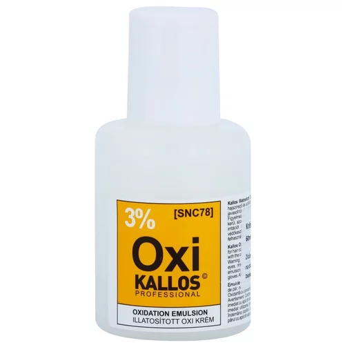 Kallos Oxi kremasti peroksid 3% za profesionalnu uporabu 60 ml