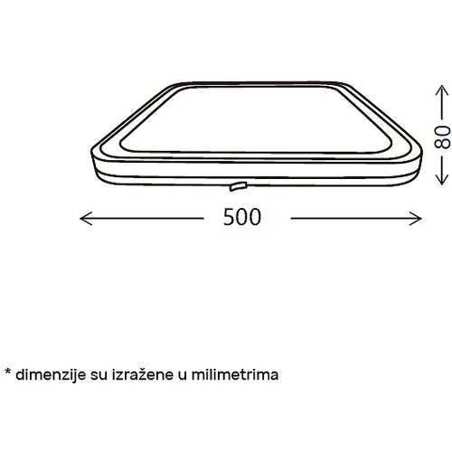 Bb Link LED plafonjera sa daljinskim 24 48W CCT VESTA 666 Slike