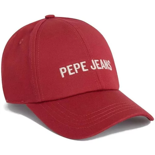 Pepe Jeans Kape s šiltom - Rdeča