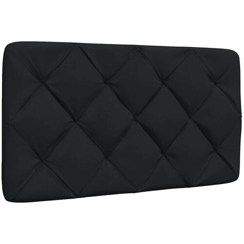 vidaXL Vzglavna stranica črna 90 cm blago Cene