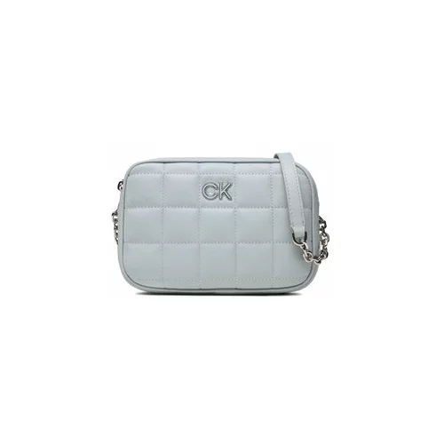 Calvin Klein Ročna torba Re-Lock Quilt Camera Bag K60K610445 Modra