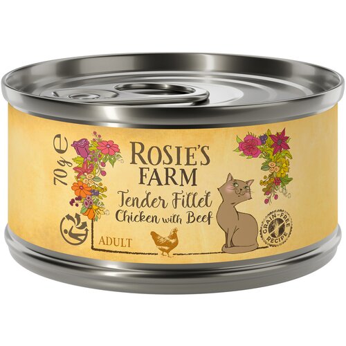 Rosie's Farm Tender Filet 12 x 70 g - Piletina s govedinom Cijene