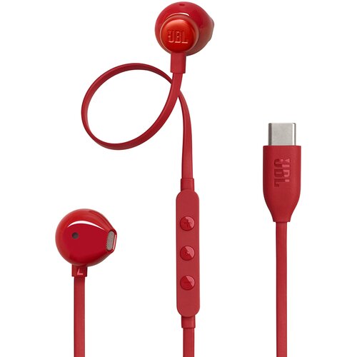 JBL USB-C žične slušalke Tune 305C, rdeče Cene