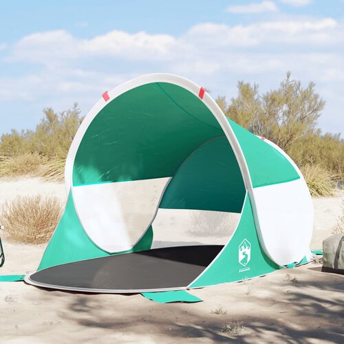 VidaXL &amp;Scaron;otor za plažo za 2 osebi morsko zelen pop-up vodoodporen Slike