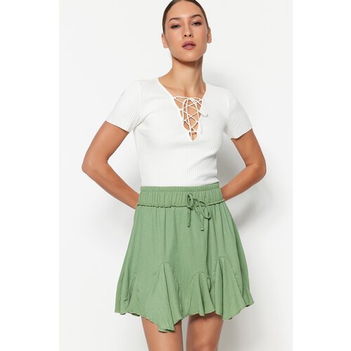 Trendyol Skirt - Green - Mini Slike