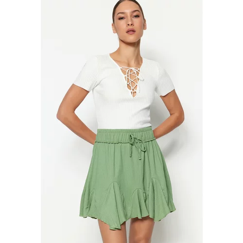 Trendyol Skirt - Green - Mini