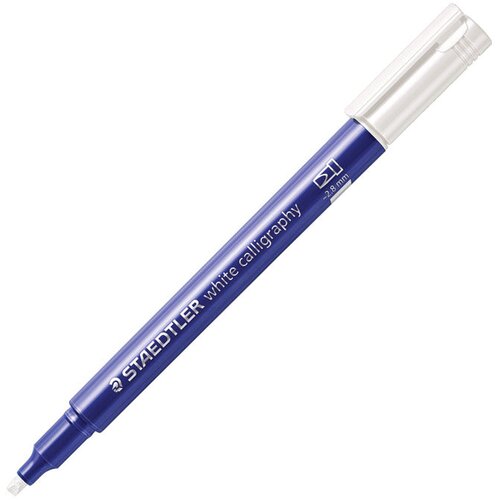  nepermanentni 2,8mm metallic calligraphy staedtler 8325-0 bijeli Slike
