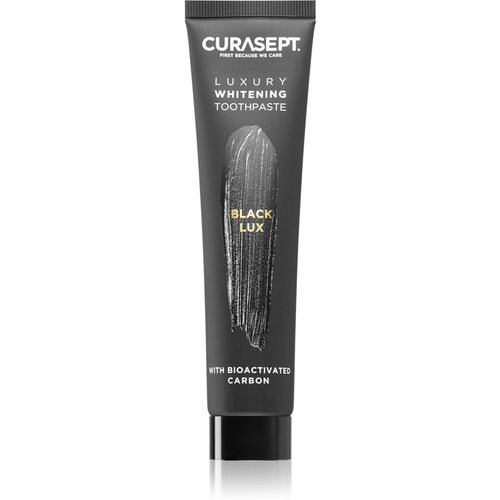 Curasept Black Lux crna zubna pasta za izbjeljivanje s izbjeljivajućim učinkom 75 ml Cijene