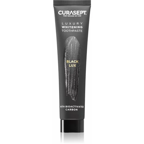 Curasept Black Lux crna zubna pasta za izbjeljivanje s izbjeljivajućim učinkom 75 ml
