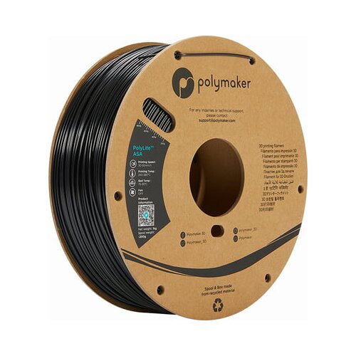 Polymaker PolyLite ASA Black - 2,85 mm Slike