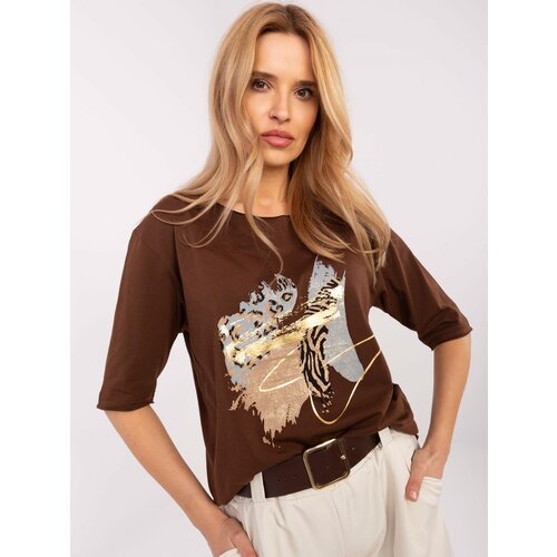 Calimera Blouse-CLM-BZ-0119.36-brown Cene