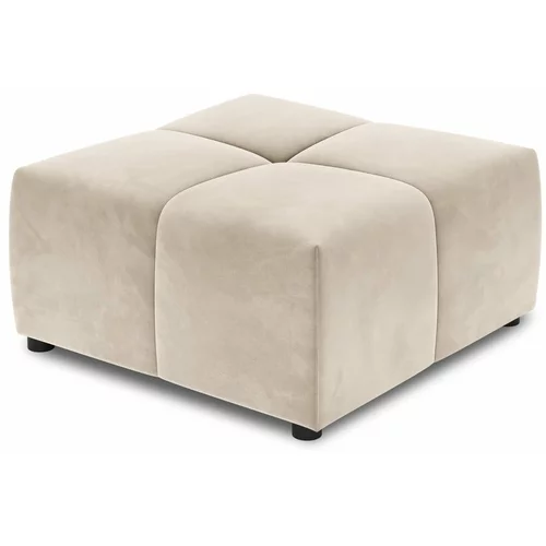 Cosmopolitan Design Bež baršunasti sofa modul Rome Velvet -