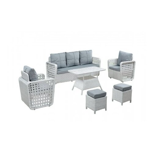 Hanah home ba&amp;scaron;tenski set Vena 1+1+3+Sehpa+2Puf Slike