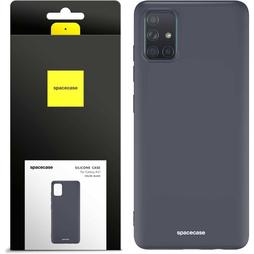 Spacecase SILIKONSKI OVITEK ZA TELEFON SAMSUNG GALAXY A51 ČRN, (21964166) Cene