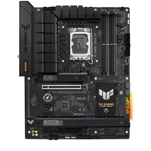 Asus TUF GAMING B760-PLUS WIFI LGA1700 ATX gaming MB – Intel B760 4xDIMM DDR5 3xM.2