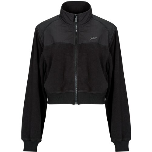 Tommy Jeans Flis TJW FABRIC MIX FLEECE ZIP THRU Črna Cene