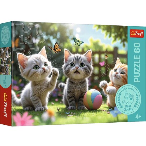 Trefl Puzzle Male mace - 60 delova Slike