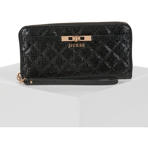 Guess IDRA SLG LARGE ZIP AROUND Crna Cijene