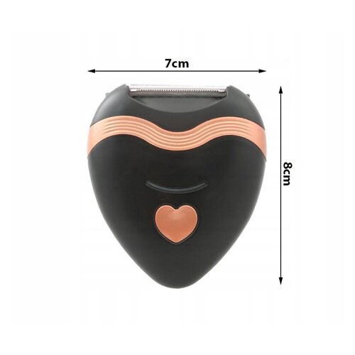  Ženski aku. mini električni epilator za noge bikini telo USB Slike