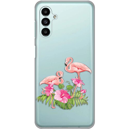  torbica silikonska print skin za samsung A136B/A047F galaxy A13 5G/A04s flamingo Cene