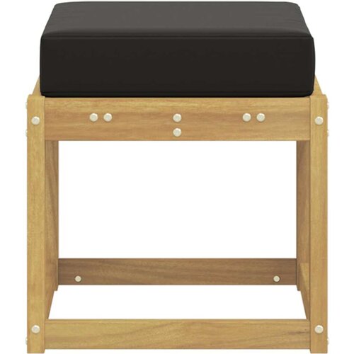  Vanjska stolica klupa s jastukom Bijela 43 x 43 x 45 cm - Bijela i crna 40 cm Otvoreno područje nogu Cene