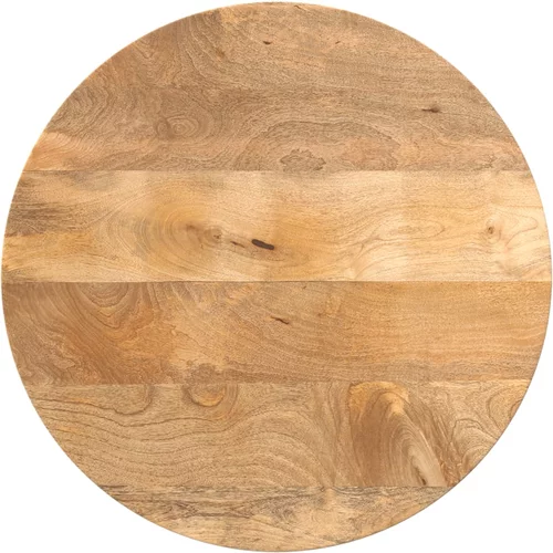vidaXL Stolna ploča Ø 60 x 3 8 cm okrugla od masivnog drva manga