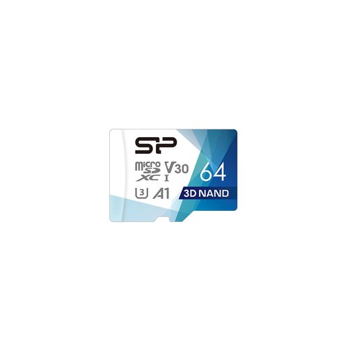 Silicon Power 64GB MICRO SDXC U3 COLOR SR104+ADAP C10/4050 memorijska kartica Slike
