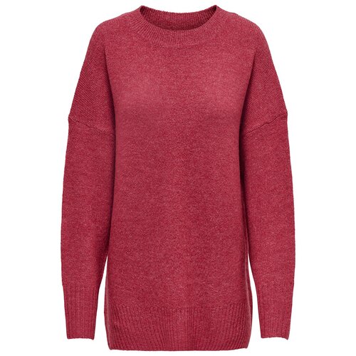 Only Pulover 15173800 Bordo rdeča Regular Fit Cene