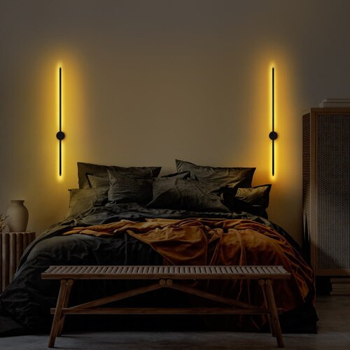 Opviq lights Crna LED zidna lampa &amp;oslash; 7 cm Sword &amp;ndash; Slike