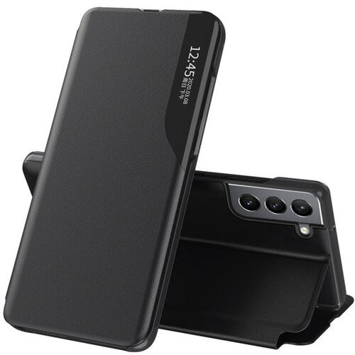  Etui/ovitek s prednjim okencem za Samsung S22 Plus, Črn Cene