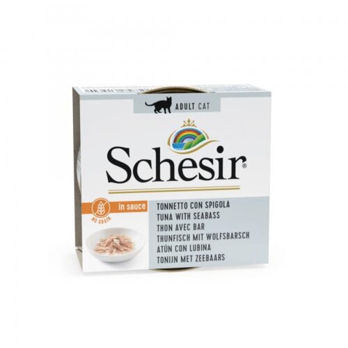Schesir Cat - Tunjevina i Brancin u Prirodnom sosu - 70g Cene