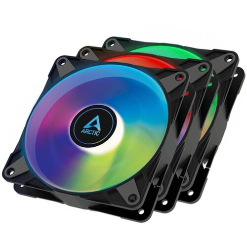 Arctic P12 PWM PST A-RGB Black 3u1 Ventilator Cene