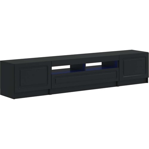  LED TV kabinet UTRECHT 3 kom. Crna Konstruirano drvo 100 x 35 x 40 cm Slike