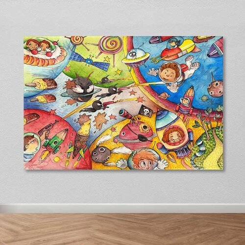 Wallity Slika na zidu DEV02970100140, 100x140 cm Cene