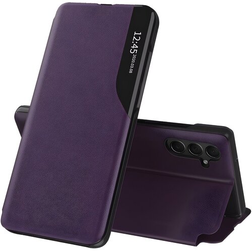  Elegantna knjižna futrola View Case za Samsung Galaxy A25 5G - Ljubičasta KP36649 Cijene