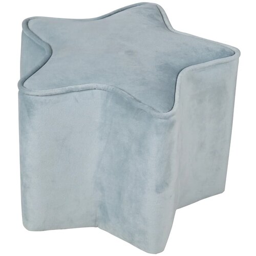 Roba Svijetlo plavi bar&amp;scaron;unast dječji tabure Lil Sofa &amp;ndash; Slike