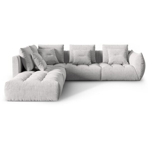 Micadoni Svijetlo siva kutna garnitura (s lijevim kutom) Bloom &amp;ndash; Home Slike