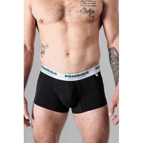 POMIRISHI BAMBOO UNDERWEAR Mu&scaron;ke bokserice Trunk, Crne Cene