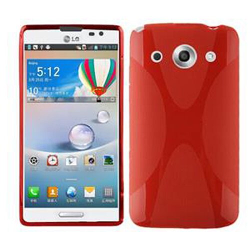 Cadorabo Case, združljiv z LG v Candy Apple Red - Za&scaron;čitni pokrov iz fleksibilnega silikona TPU, (20588689) Cene