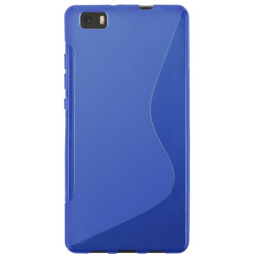  Gumijasti / gel etui S-Line za Huawei P8 - modri Slike