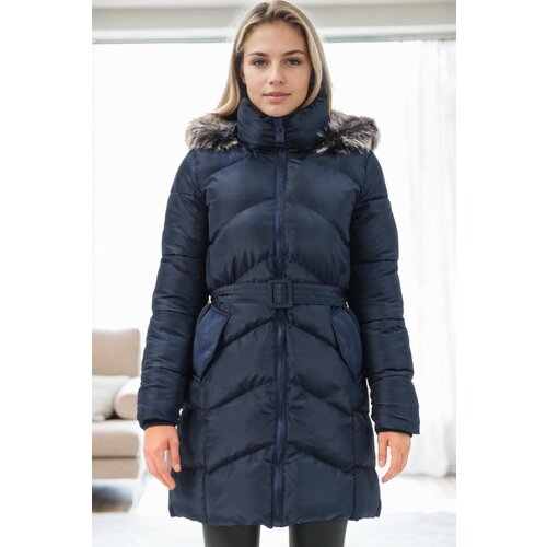 Dewberry Z6768 WOMEN&amp;#039;S COAT-NAVY-1 Slike