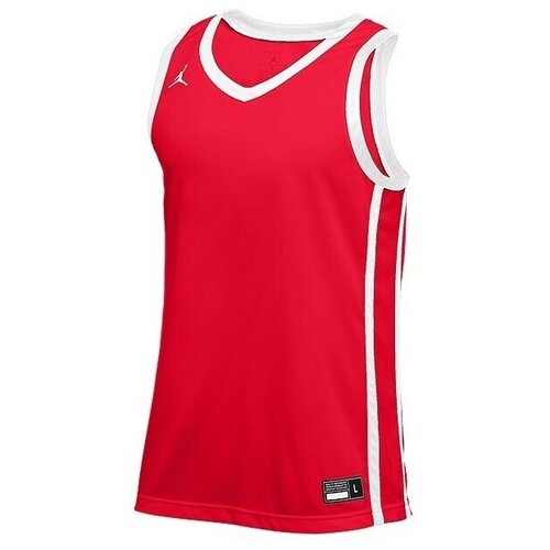 Nike Majice s kratkimi rokavi Air Jordan Stock Basketball Rdeča Cene