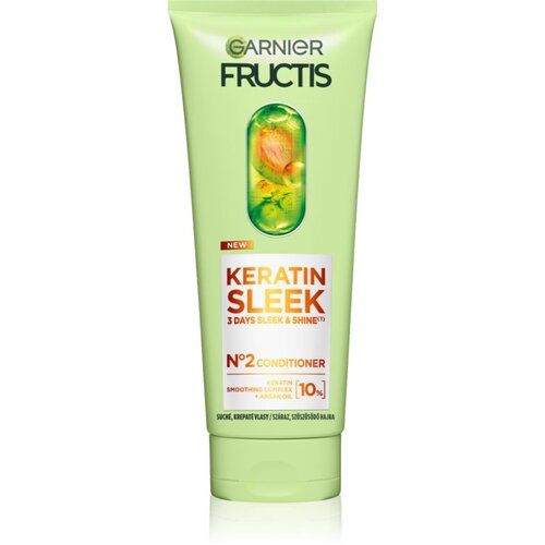 Garnier Fructis Keratin Sleek balzam za suhe in krhke lase 200 ml Cene