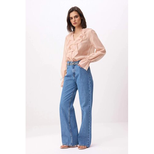 TRENDYOLMILLA ženske pantalone Twoss26Je00204, plava Cene